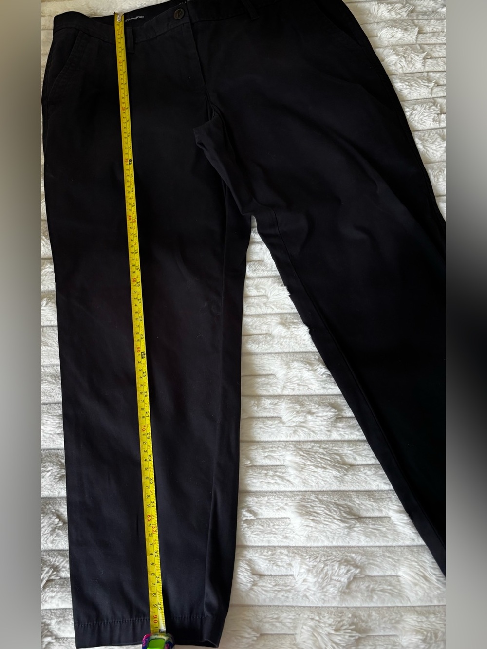 Talbots Relaxed Chino Pants Black Size 12 Petite - Picture 6 of 7